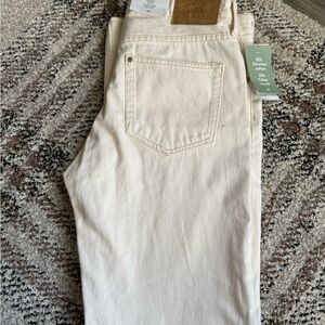 H&M Cream Denim Jeans